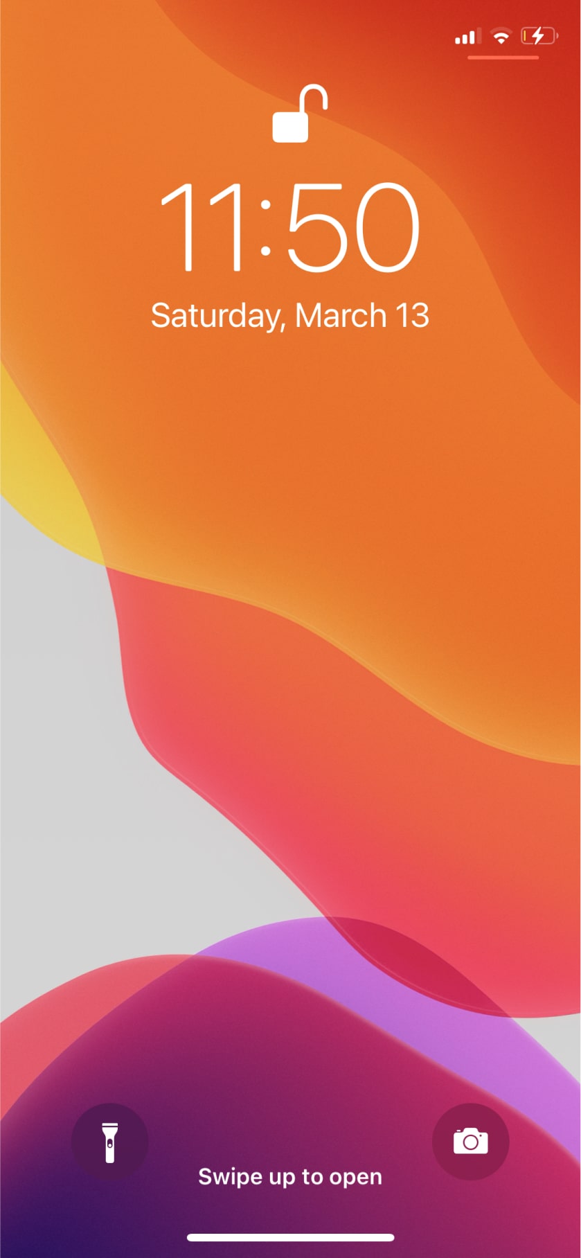 iphone lockscreen